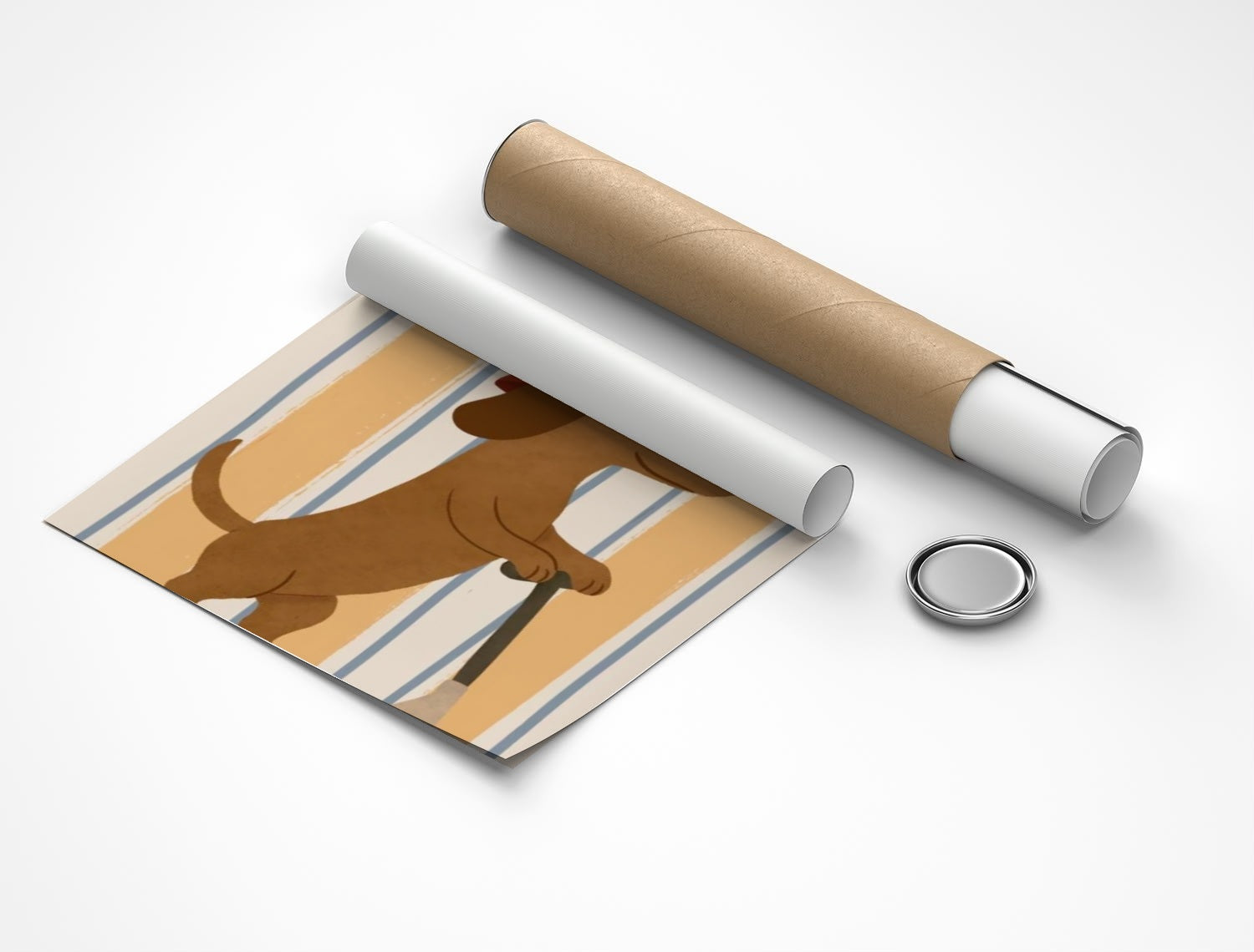 Rolled poster