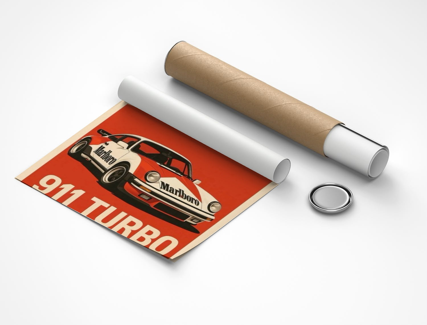 Rolled poster
