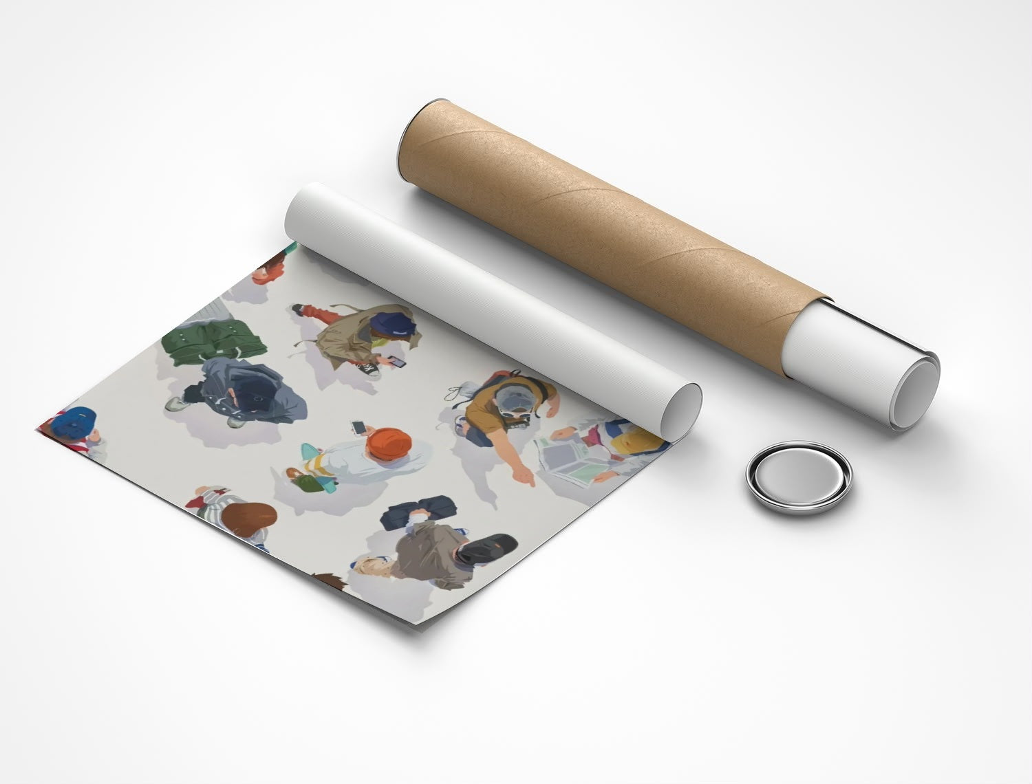 Rolled poster