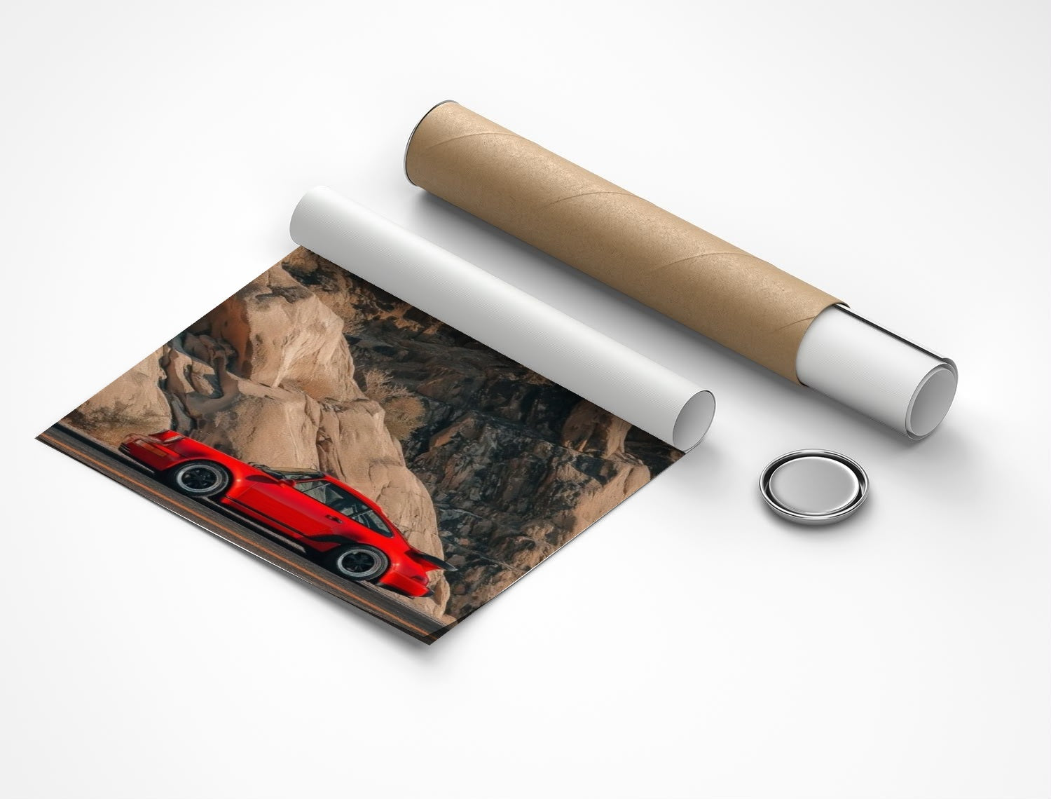 Rolled poster
