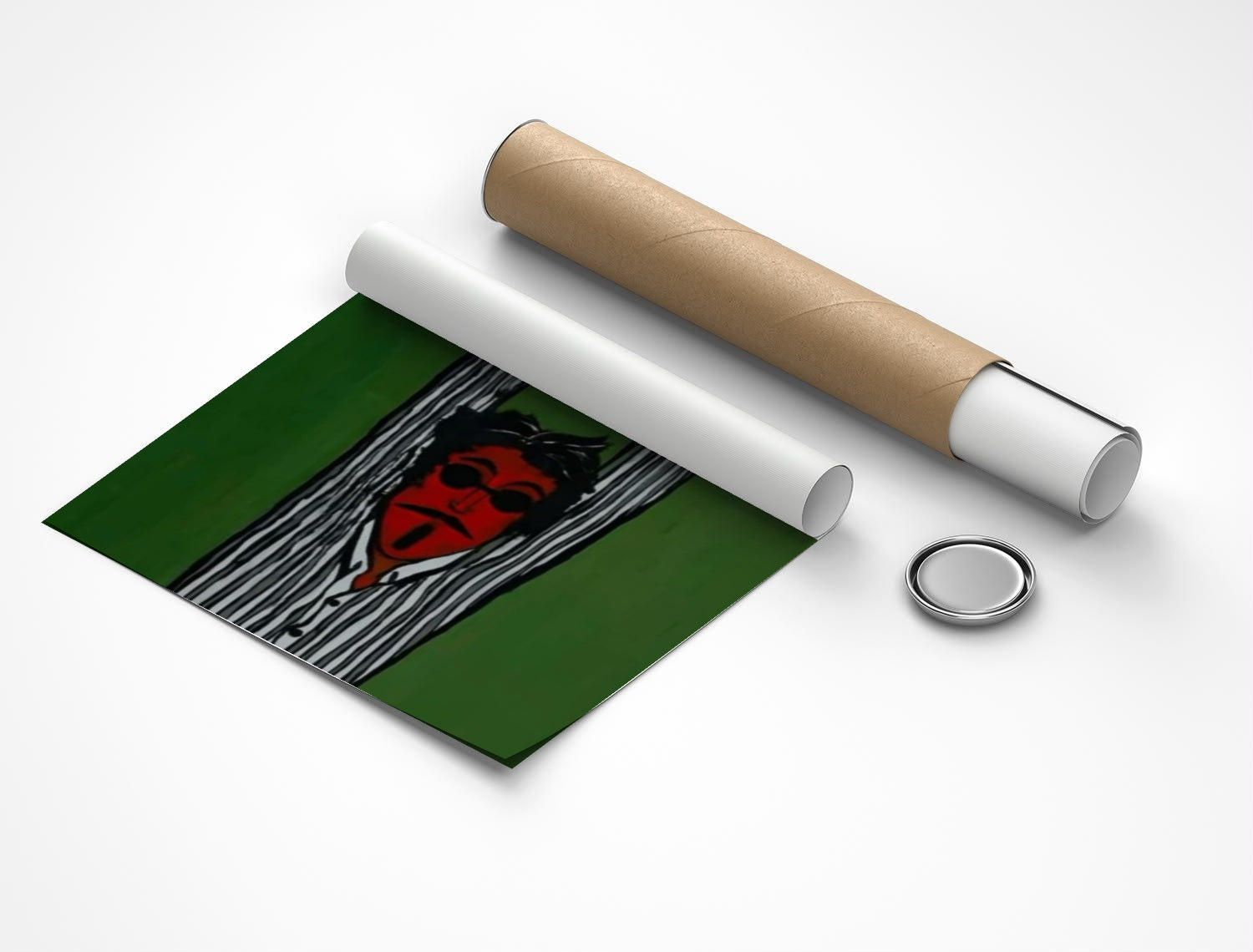 Rolled poster