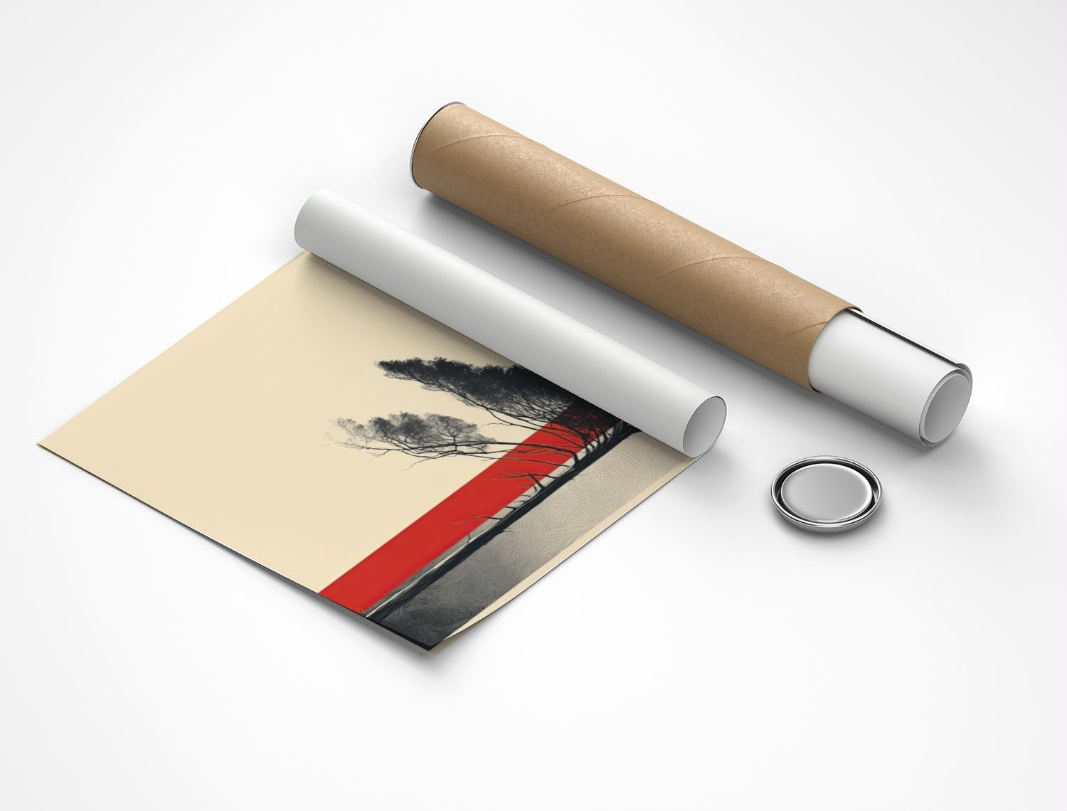 Rolled poster