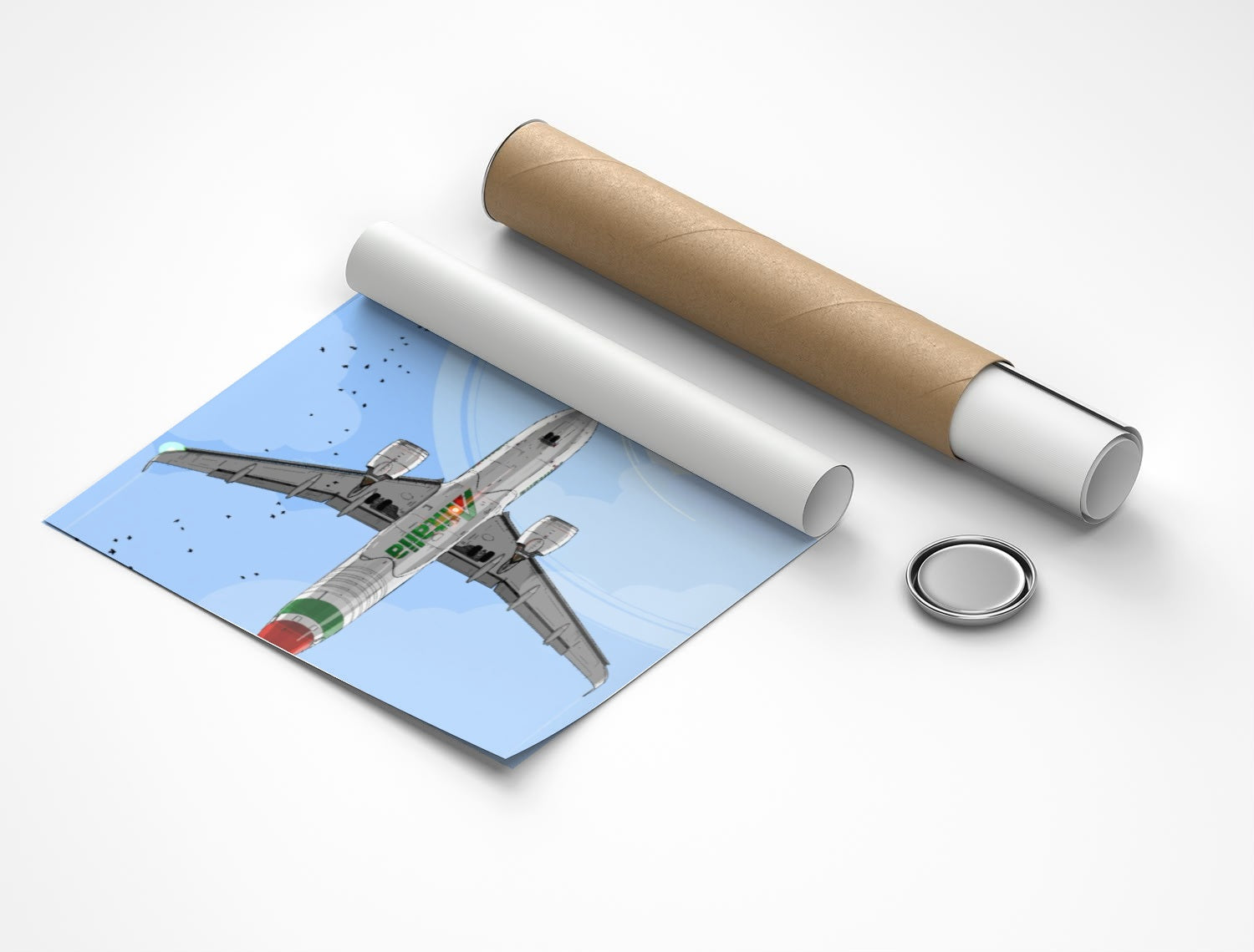 Rolled poster