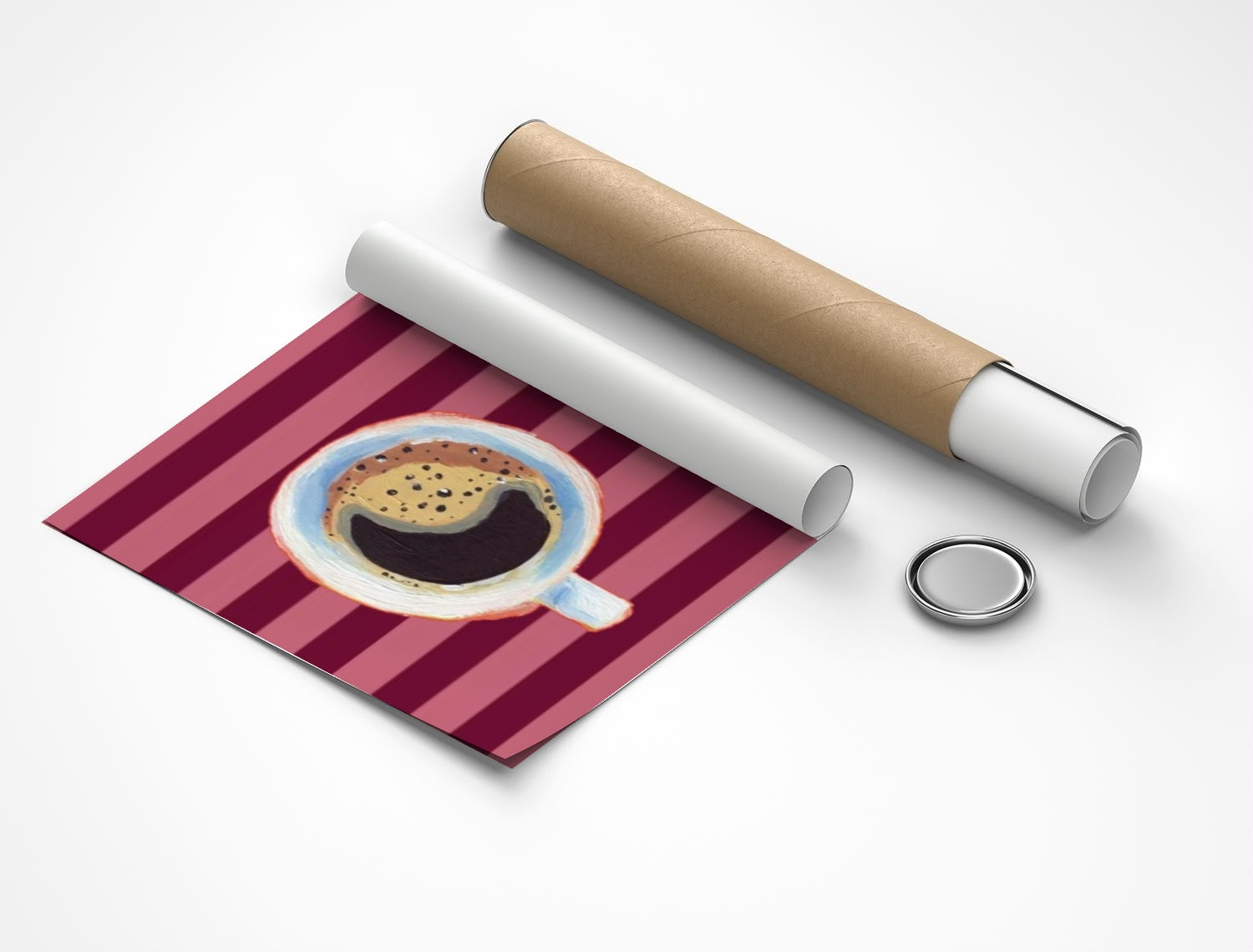 Rolled poster