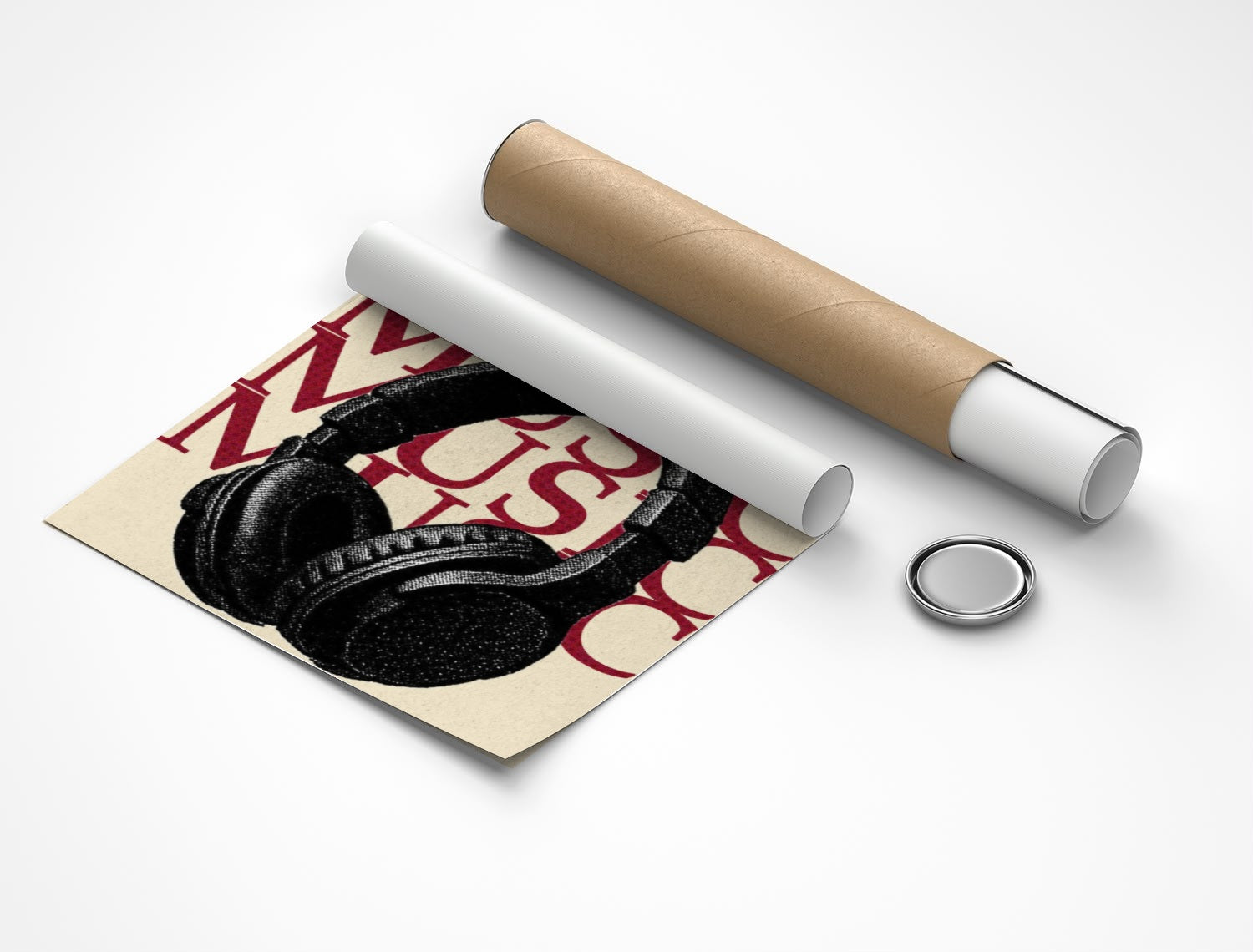 Rolled poster
