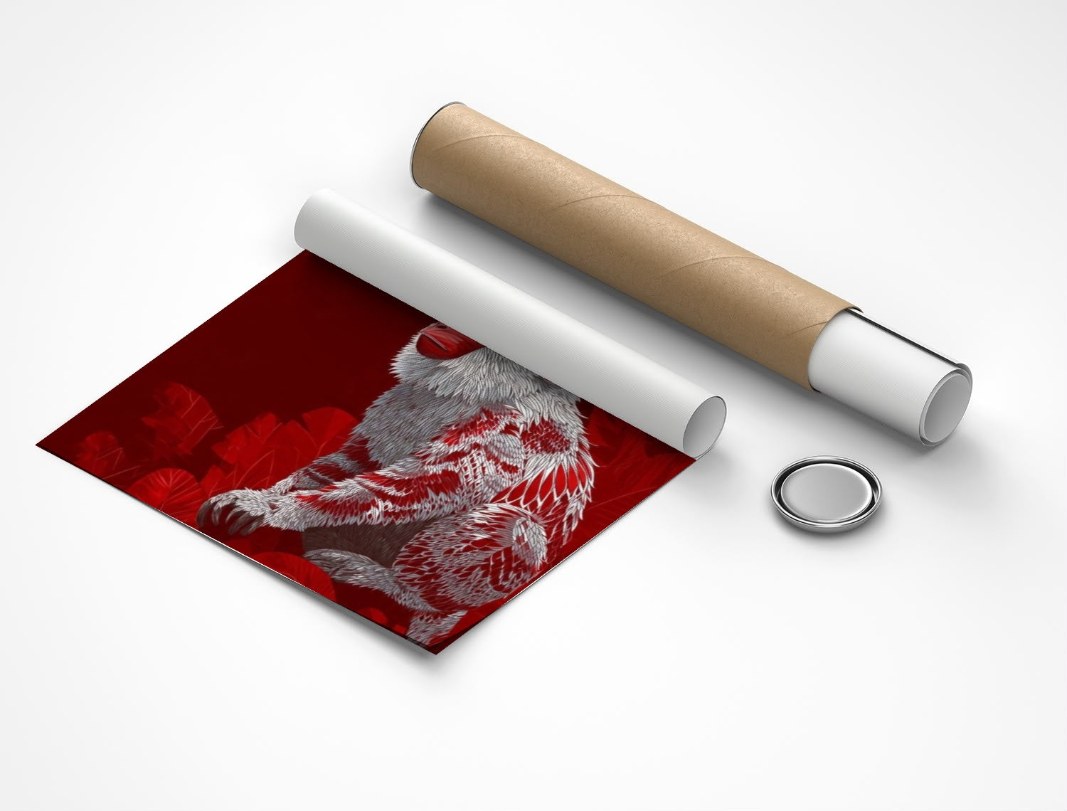 Rolled poster
