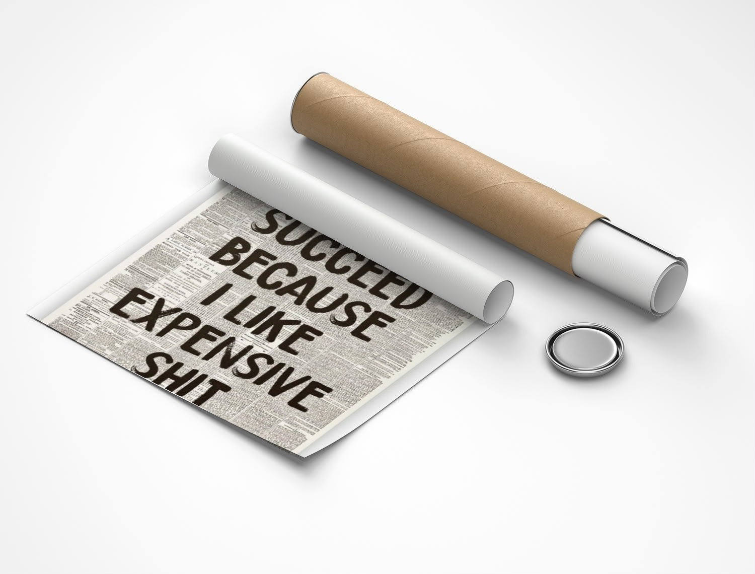 Rolled poster