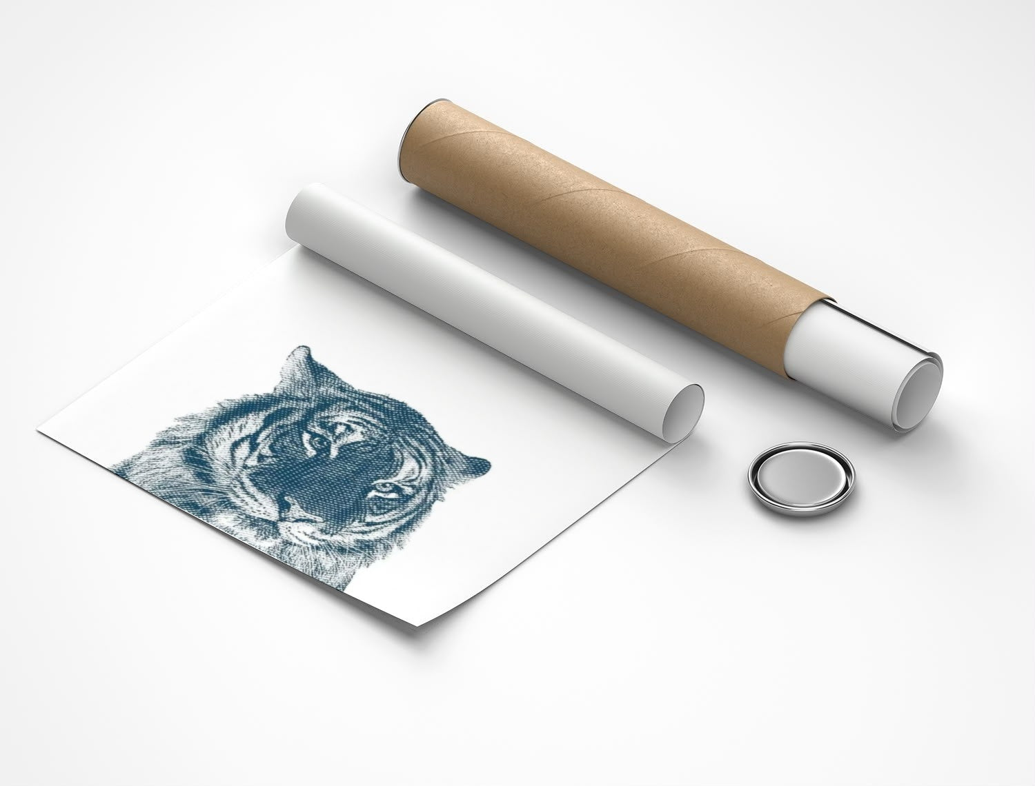 Rolled poster