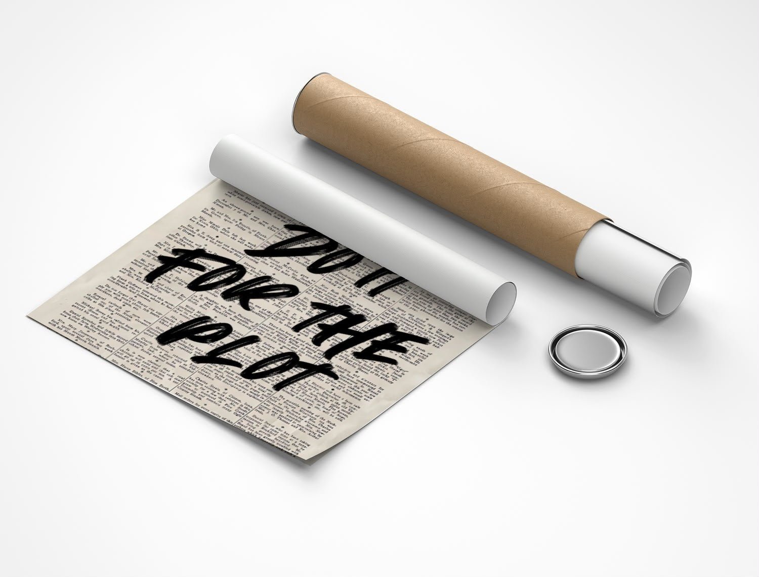 Rolled poster