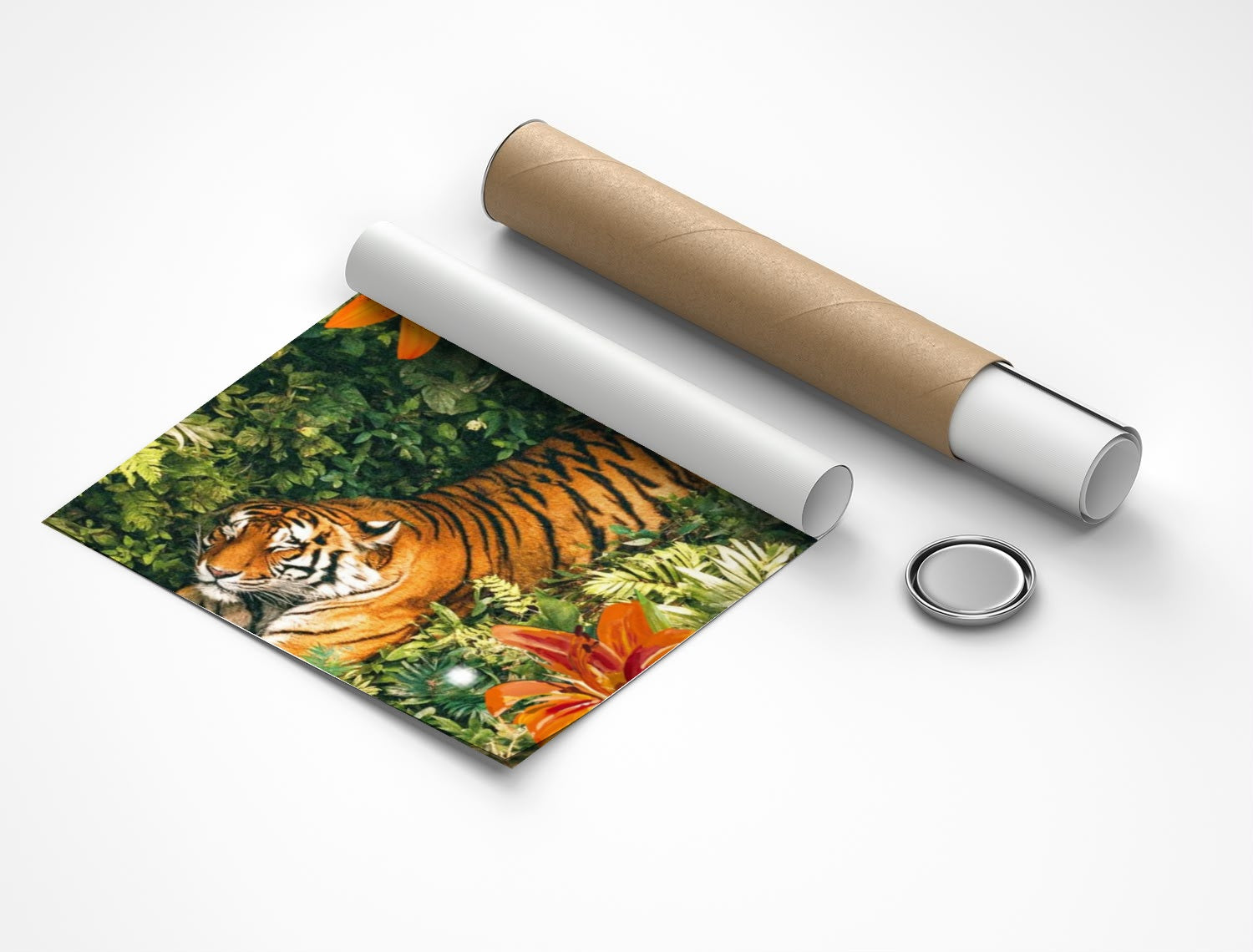 Rolled poster