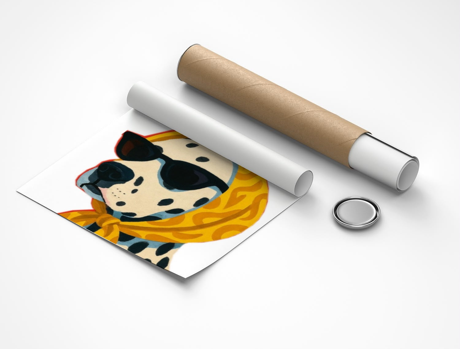 Rolled poster