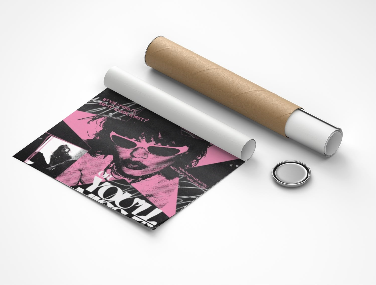 Rolled poster