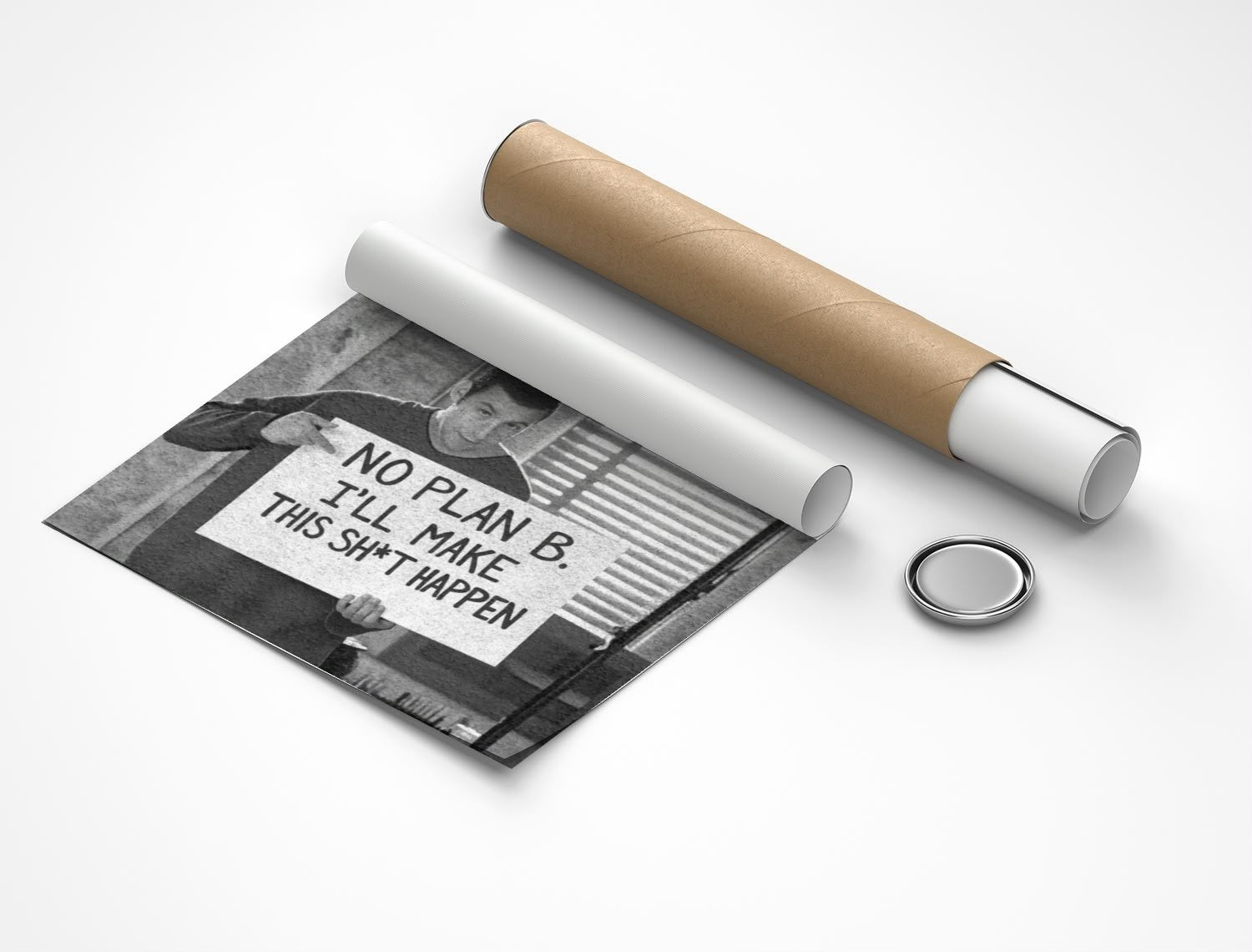 Rolled poster