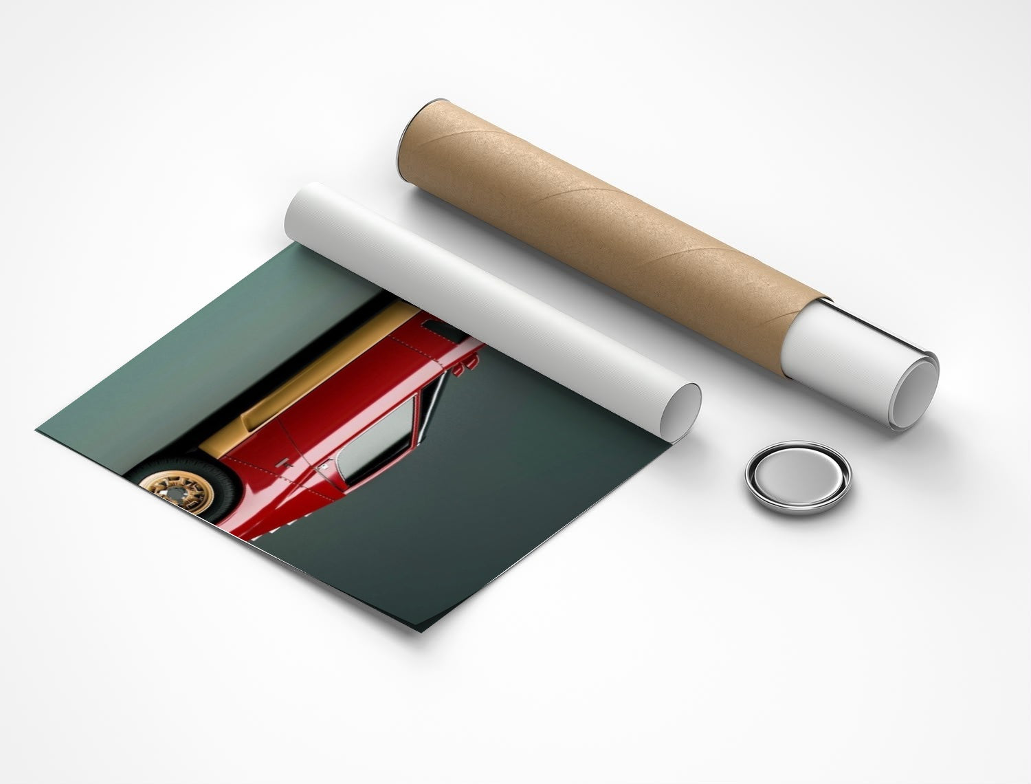 Rolled poster