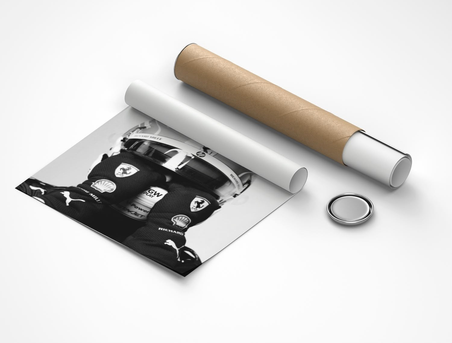 Rolled poster