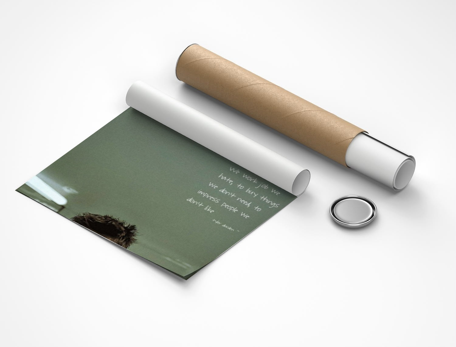 Rolled poster