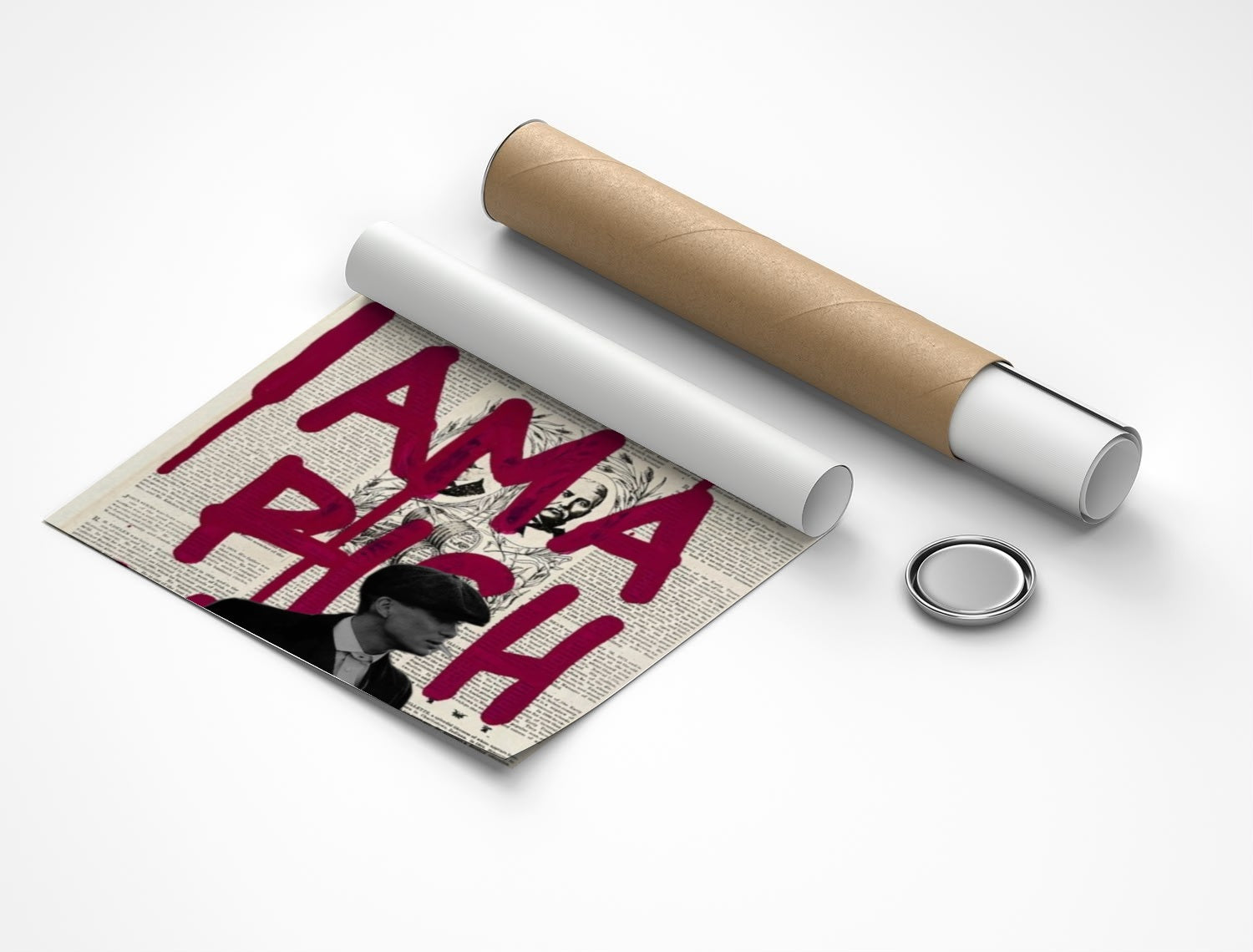 Rolled poster